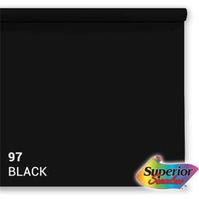 Superior Background Paper 97 Black 3.56 X 15m