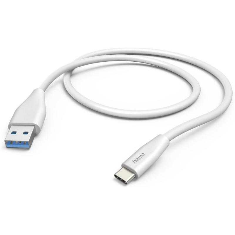 Hama USB-Cable USB-A To USB-C 1.5 M White