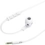 Hama Earbuds Joy In-Ear Microphone Flat Cable White