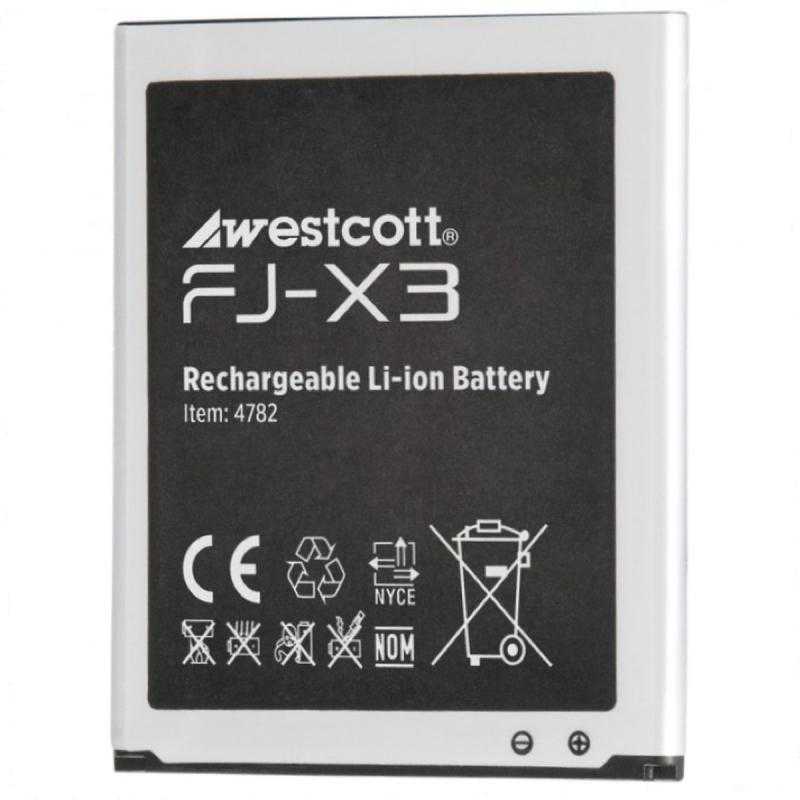 Westcott FJ-X3 Lithium-ION Battery