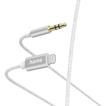 Hama Audio Cable Lightning - 3.5mm Jack 1m White