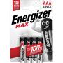 Energizer Alkaline-Battery AAA | 1.5 V DC | 4-BLISTER