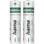 Hama NiMH-Accu&amp;#039;s AAA Micro 1000 mAh 1.2 V 2 Pieces