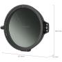 SmallRig 3864 95mm CPL-VND Filter Kit w/ Rod Clamp