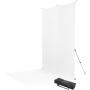 Westcott X-Drop Pro Wrinkle-Resistant Background Kit High Key White Sweep 8&amp;#039;X13&amp;#039;