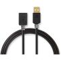 Nedis USB-Cable USB 2.0 USB-A Male USB-A Female 480 Mbps Gold Plated 3.0m