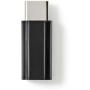 Nedis USB-C Adapter USB 2.0 USB-C M USB Micro-B F 480 Mbps Nickel Plated Box