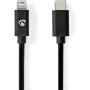 Nedis Lightning Cable USB 2.0 8-PINS USB-C Male 480MBPS 2.0m PVC Envelop