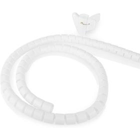 Nedis Kabelmanagement Sleeve 2.00 M 1 Pieces Maximale Kabeldikte: 28 mm Pe White