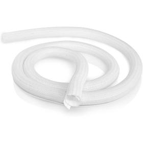 Nedis Cable MNGMNT Sleeve 2.00 M 1 Pieces Max Cable Thickness 30mm Nylon White