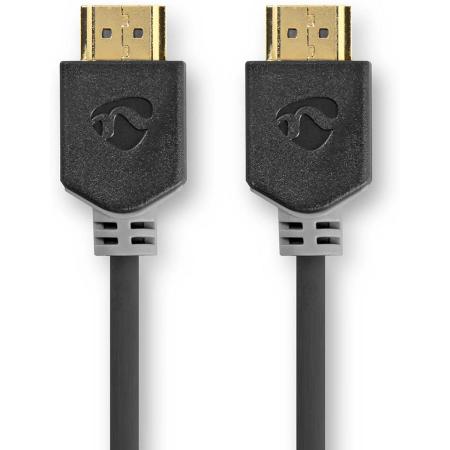 Nedis Ultra High Speed HDMI Cable HDMI 8K@60Hz 48 GBPS 5.00 M Round 8.3mm Box