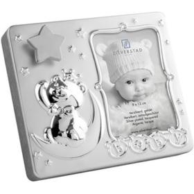 Zilverstad Photo Frame Baby w/ Muziek Mat