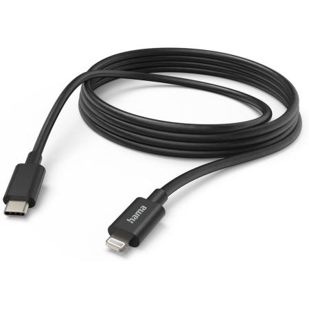 Hama USB-Cable USB-C To Lightning 3 M Black