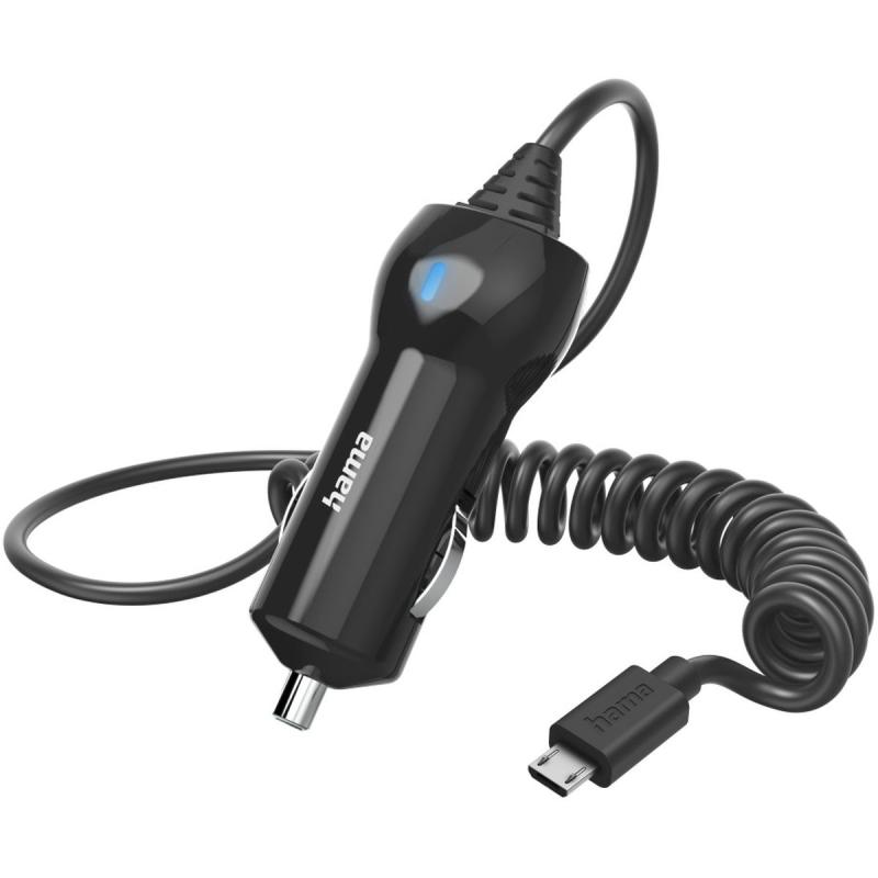 Hama Car Charger Micro USB 1.2A Black