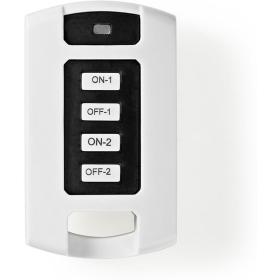 Nedis RF-Remote Control | 2 Kanalen | Programmeerbare Knoppen