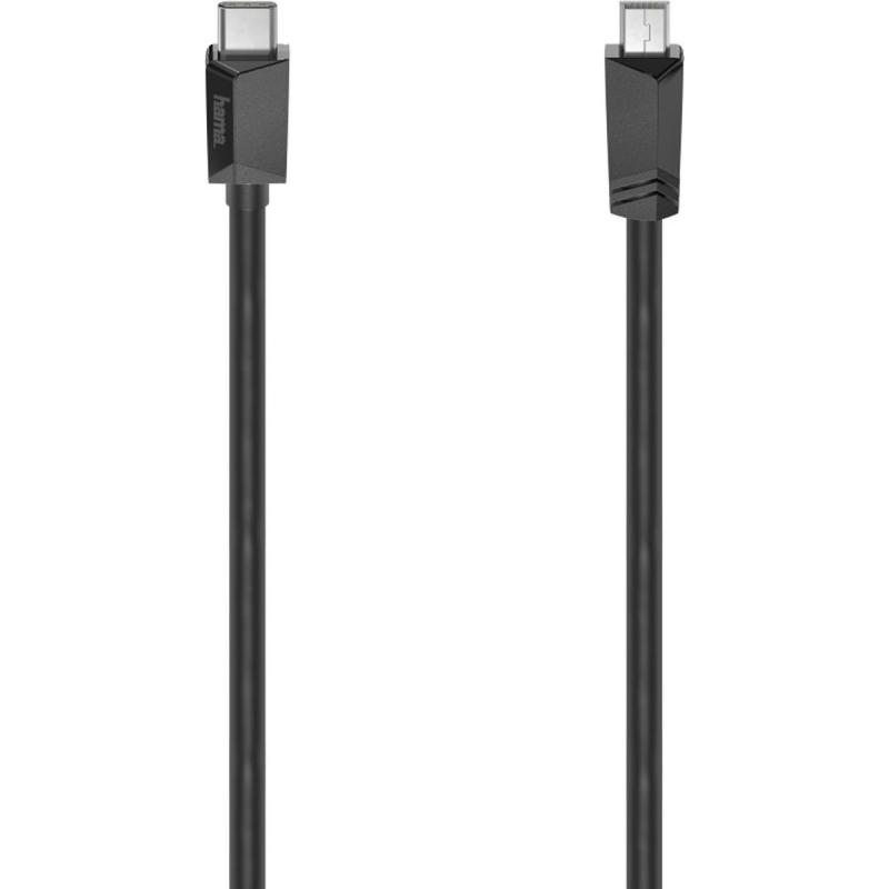Hama USB-C-Cable USB-C-Plug - Mini-USB-Plug USB 2.0 480 MBIT/s 0.75 M