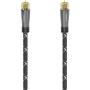 Hama Sat-Aansluitkabel F-Plug - F-Plug Metal Gold Plated 3.0 M 120 DB