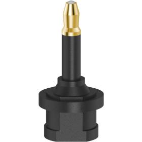 Hama ODT-Adapter TosLink-Coupling - Optical 3.5-mm-Plug Gold Plated