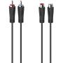Hama Audio-Extension Cable 2 Cinch-Plugs - 2 Cinch-Koppelingen 1.5 M