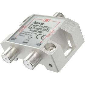 Hama Sat-Divider 2-FOLD Volledig Afgeschermd