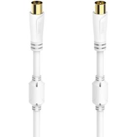 Hama Antenna Cable Coaxstekker - Coax Plug Gold Plated 0.75 M 100 DB