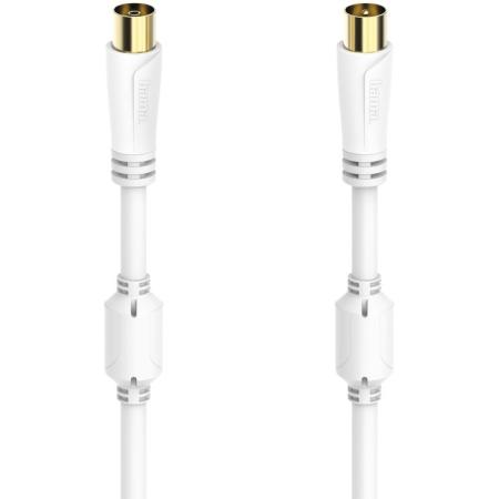 Hama Antenna Cable Coaxstekker - Coax Plug Gold Plated 0.75 M 100 DB