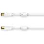 Hama Antenna Cable Coaxstekker - Coax Plug Gold Plated 0.75 M 100 DB