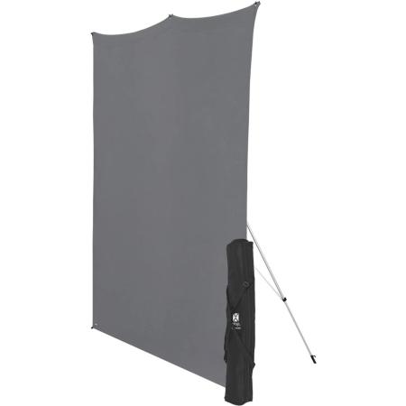 Westcott X-Drop Wrinkle-Resistant Background Kit - Grey (5&amp;#039; X 7&amp;#039;)