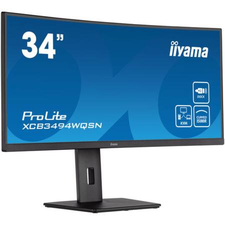 Iiyama 34IWIDE LCD 3440 X 1440 UWQHD Curved Vapanel LED BL.