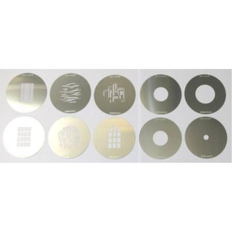 Elinchrom Set Of 10 Gobos 85mm For Zoom Spot