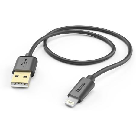 Hama USB-Cable USB-A To Lightning 1.5 M Black