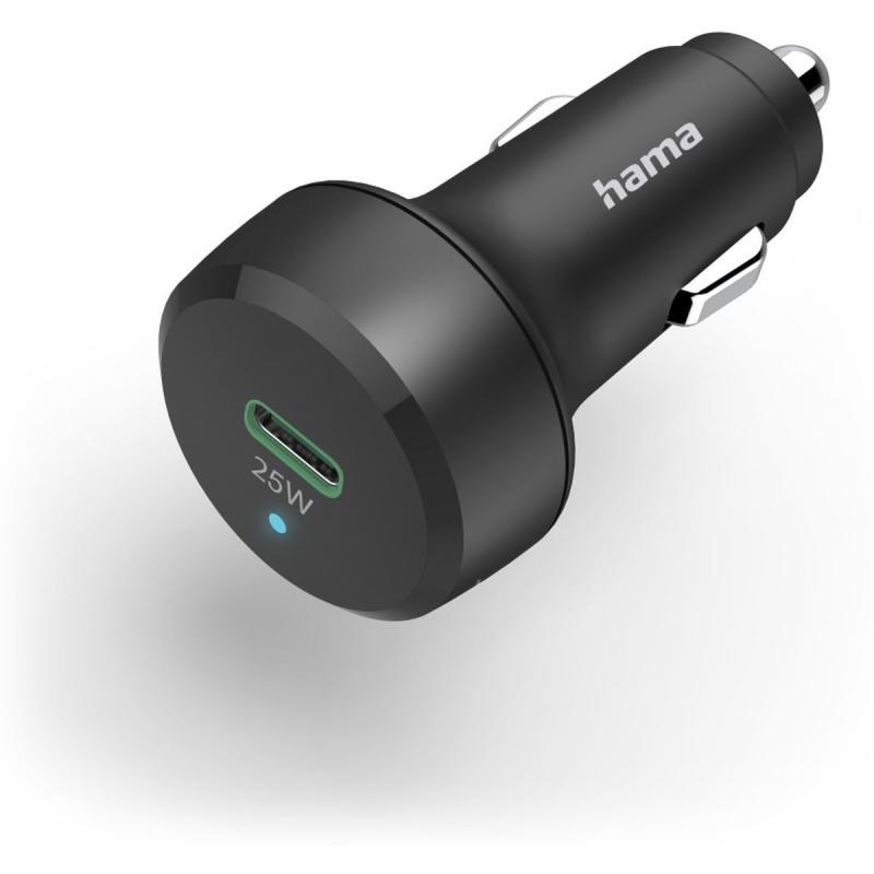 Hama Auto-Charger Power Delivery (PD)/Qualcomm 25W Black