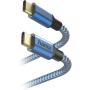 Hama USB-Cable Reflectief USB-C To USB-C 1.5 M Blue