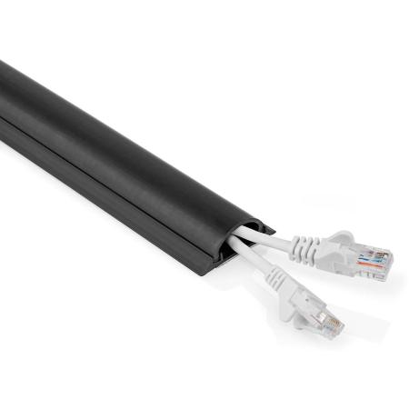 Nedis Cable Management | Tube | 1 Pieces | Max Kabeldikte: 16 mm | PVC | Black