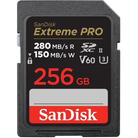 SanDisk Pro 256GB V60 UHS-II SD Cards 280/100MB/s