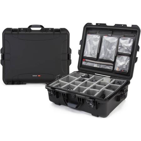 Nanuk Case w/ Lid Org./Divider Black Pro Photo Kit Case Interior 559x432x208mm