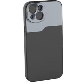 MOJOGEAR 17mm Lens Case For iPhone 13 Mini Black/Grey