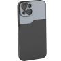 MOJOGEAR 17mm Lens Case For iPhone 13 Mini Black/Grey