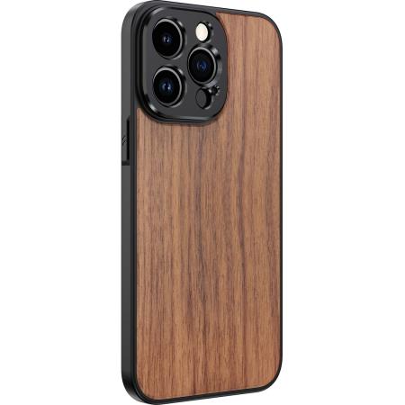 MOJOGEAR 17mm Lens Case For iPhone 13 Pro Wood