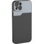 MOJOGEAR 17mm Lens Case For iPhone 14 Plus Black/Grey