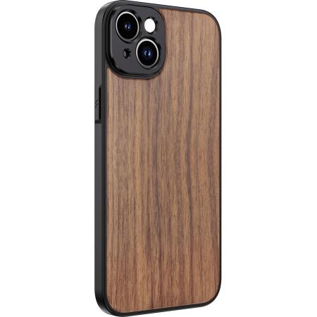 MOJOGEAR 17mm Lens Case For iPhone 14 Plus Wood