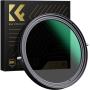 K&amp;F Concept CPL + Variabel ND Filter ND2/32 Nano X 72mm