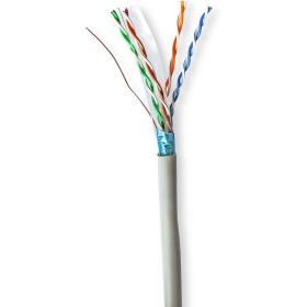 Nedis Network Cable CAT6 Solid F/UTP CCA 305 M Indoor PVC GY