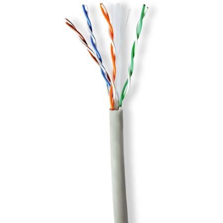 Nedis Network Cable CAT6 Stranded U/UTP CCA 305 M Indoor PVC GY