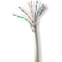 Nedis Network Cable CAT6a Solid S/FTP Copper 100 M Indoor LSZH GY