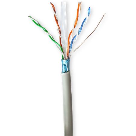 Nedis Network Cable CAT6 Stranded F/UTP CCA 100 M Indoor PVC GY