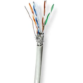 Nedis Network Cable CAT6 Stranded S/FTP CCA 305 M Indoor PVC GY