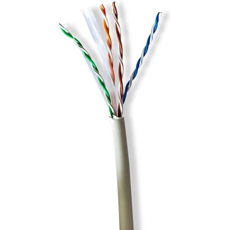 Nedis Network Cable CAT6 Stranded U/UTP Copper 305 M Indoor LSZH GY