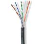 Nedis Network Cable CAT6 Solid U/UTP CCA 305 M Outdoor Pe BK