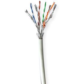 Nedis Network Cable CAT7 Solid S/FTP Copper 100 M Indoor LSZH GY